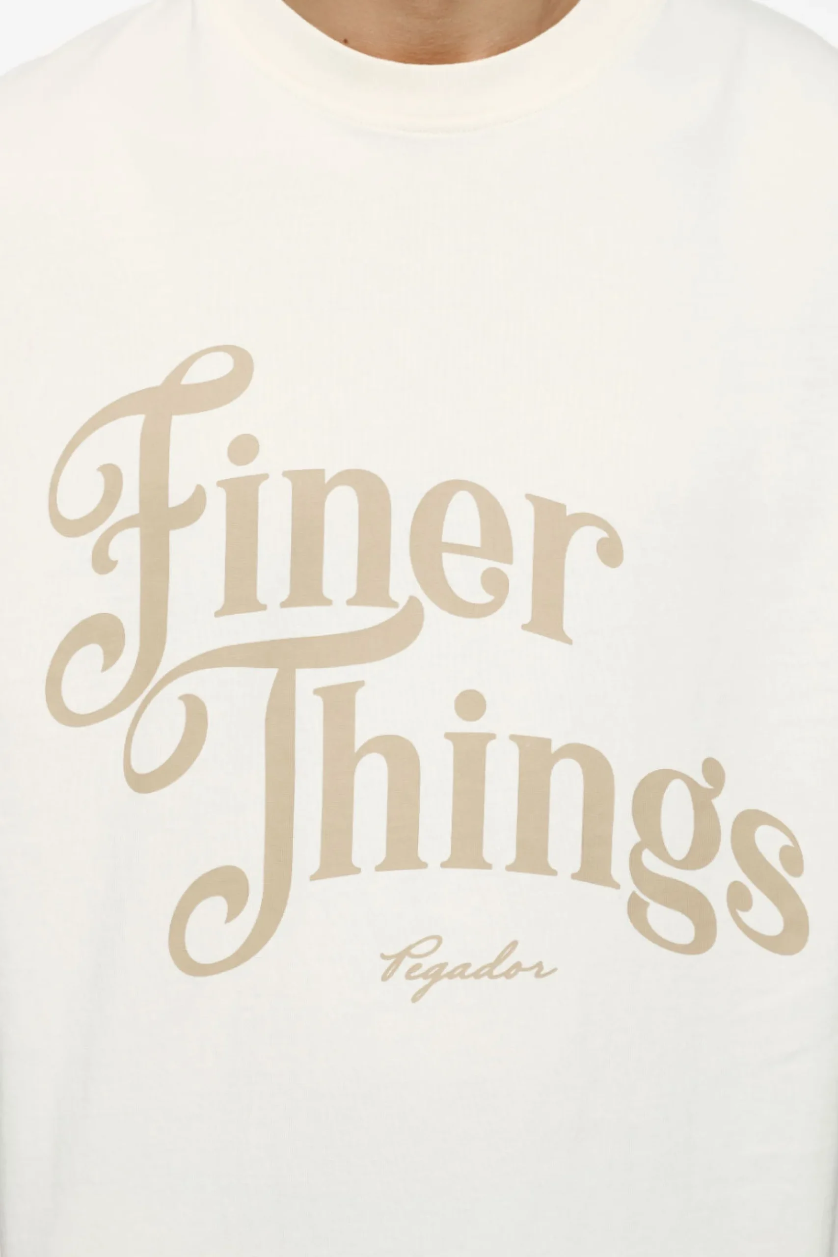 Pegador Tees|Kirk Oversized Tee Vintage Washed Unbleached