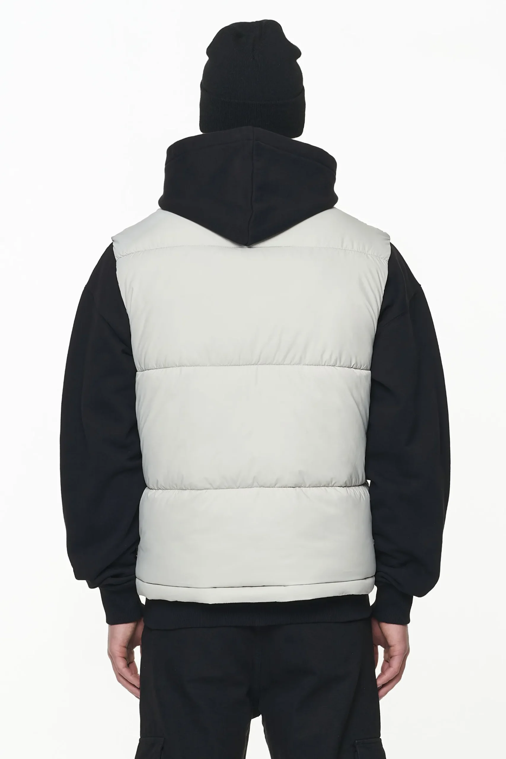 Pegador Vests|Landin Puffer Vest Ash Grey