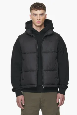 Pegador Vests|Landin Puffer Vest Black