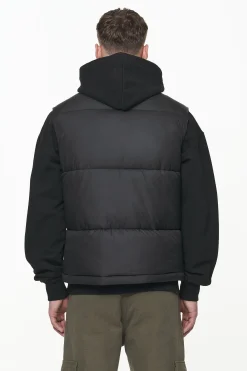 Pegador Vests|Landin Puffer Vest Black