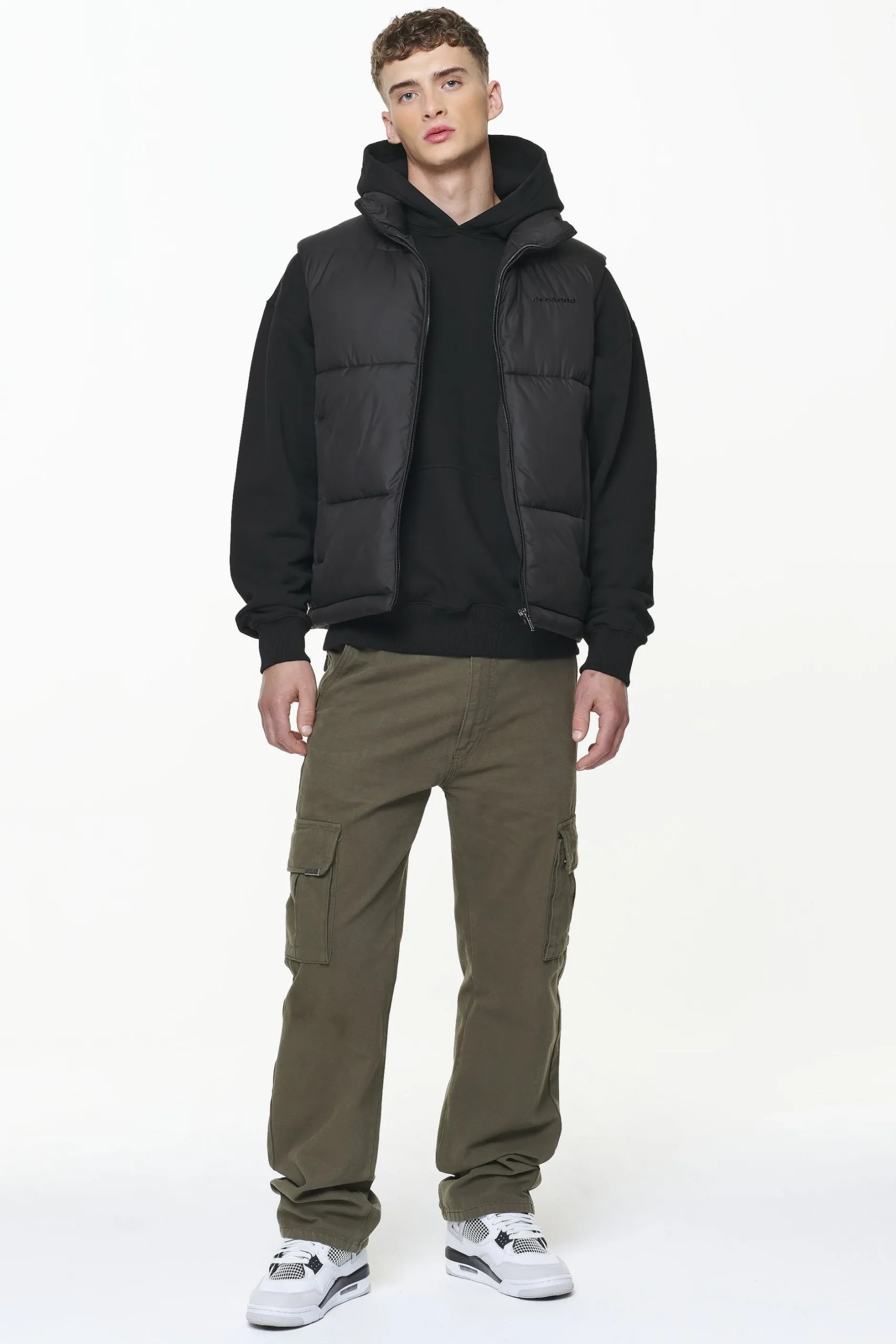 Pegador Vests|Landin Puffer Vest Black