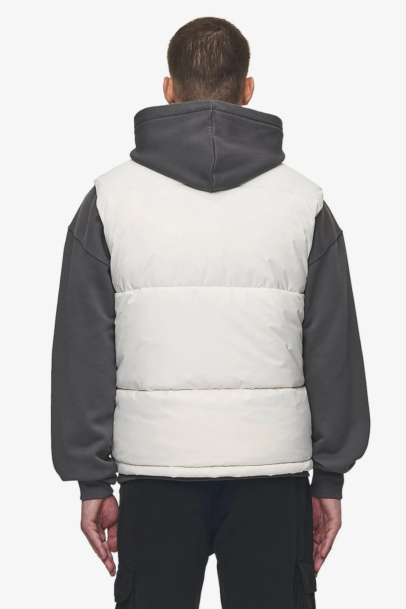 Pegador Vests|Landin Puffer Vest Bone White