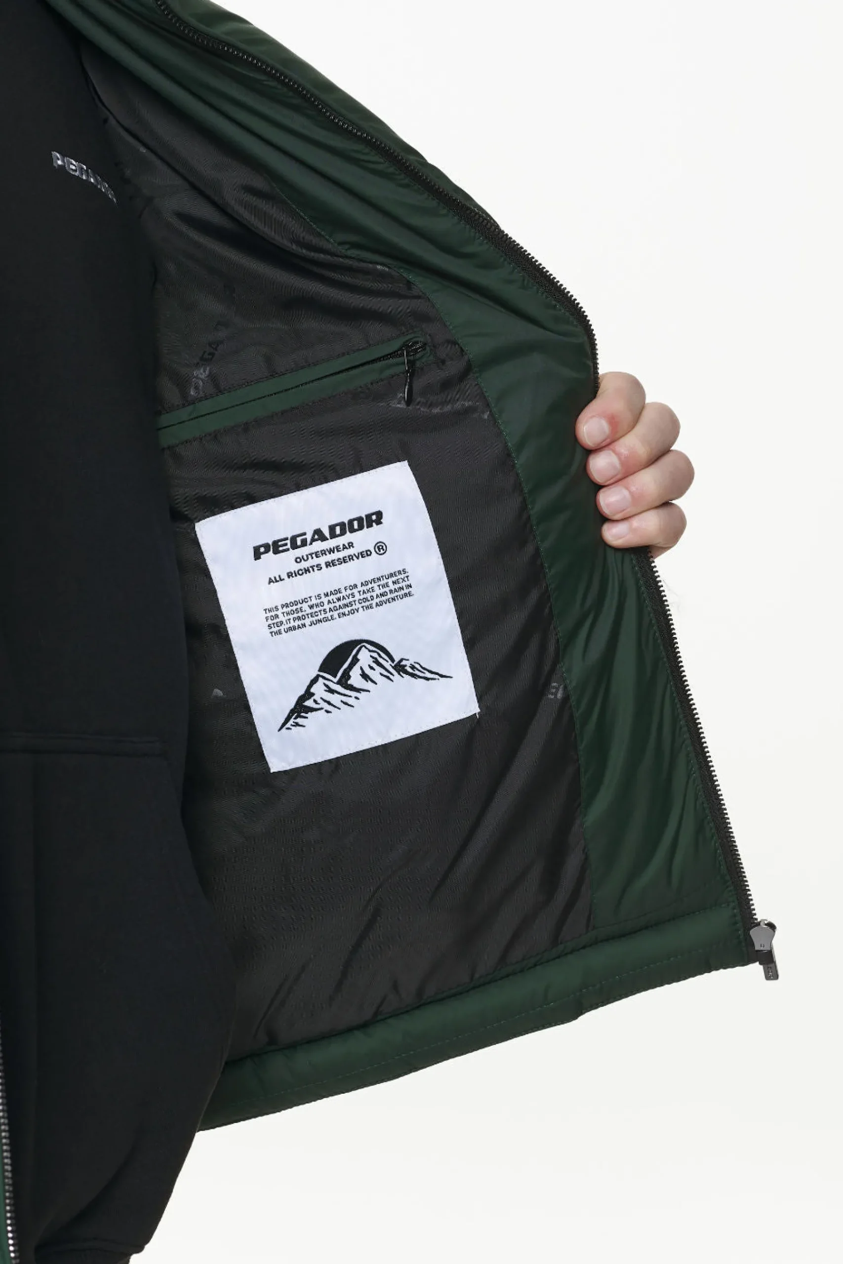 Pegador Vests|Landin Puffer Vest British Green