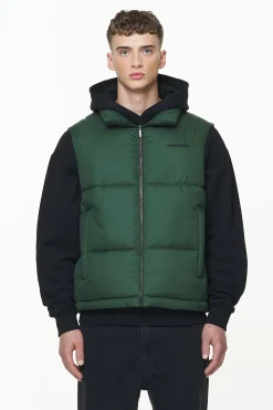 Pegador Vests|Landin Puffer Vest British Green