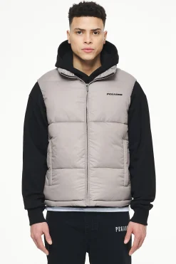 Pegador Vests|Landin Puffer Vest Nickle