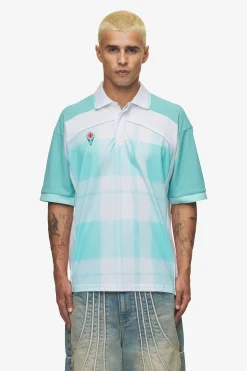 Pegador Tees|Lawn Jersey Sky Blue White
