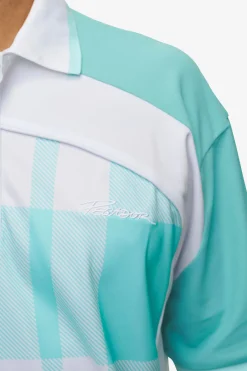 Pegador Tees|Lawn Jersey Sky Blue White