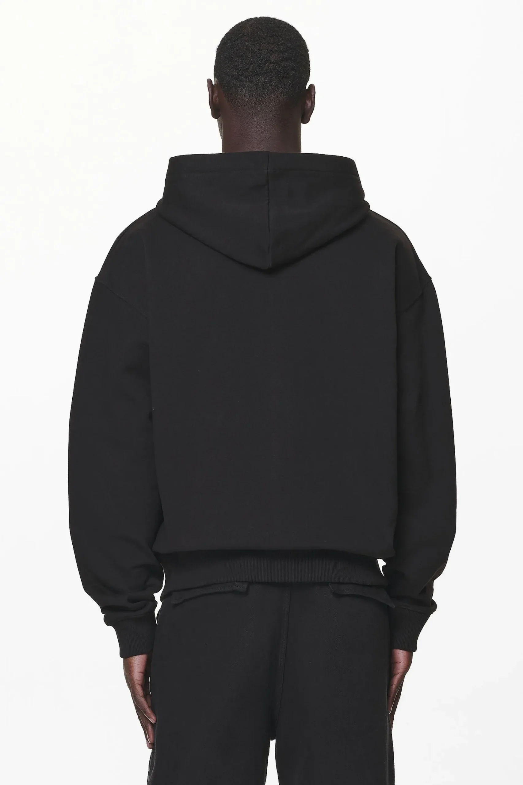 Pegador Hoodies|Zip Hoodies|Layton Oversized Sweat Jacket Black