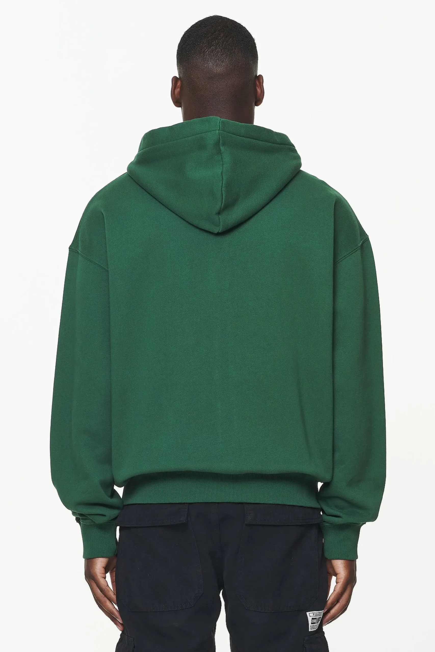 Pegador Hoodies|Zip Hoodies|Layton Oversized Sweat Jacket Vintage Washed British Green