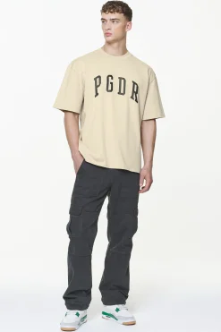 Pegador Tees|Layton Oversized Tee Vintage Washed Kingdom Beige