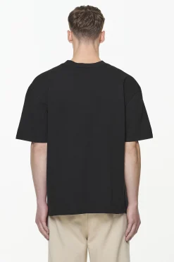 Pegador Tees|Layton Oversized Tee Vintage Washed Onyx Black