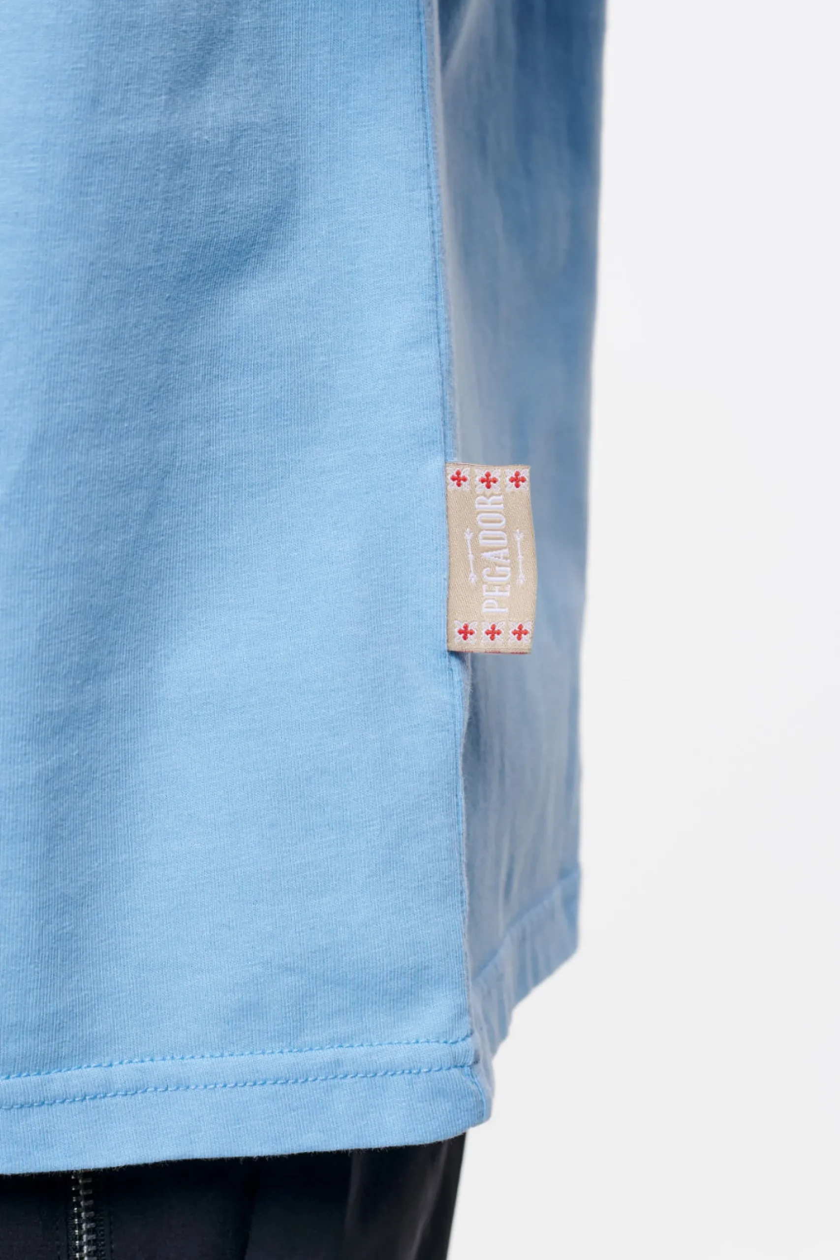 Pegador Tees|Leander Oversized Tee Vintage Washed Riviera Blue
