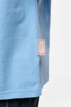 Pegador Tees|Leander Oversized Tee Vintage Washed Riviera Blue