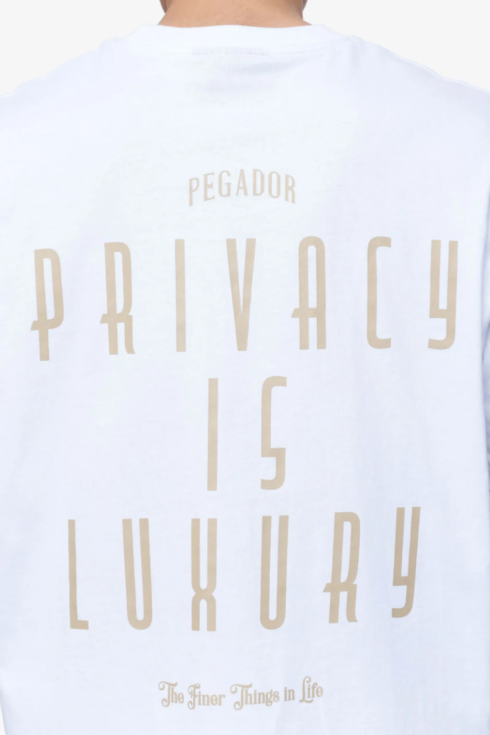 Pegador Tees|Leander Oversized Tee White