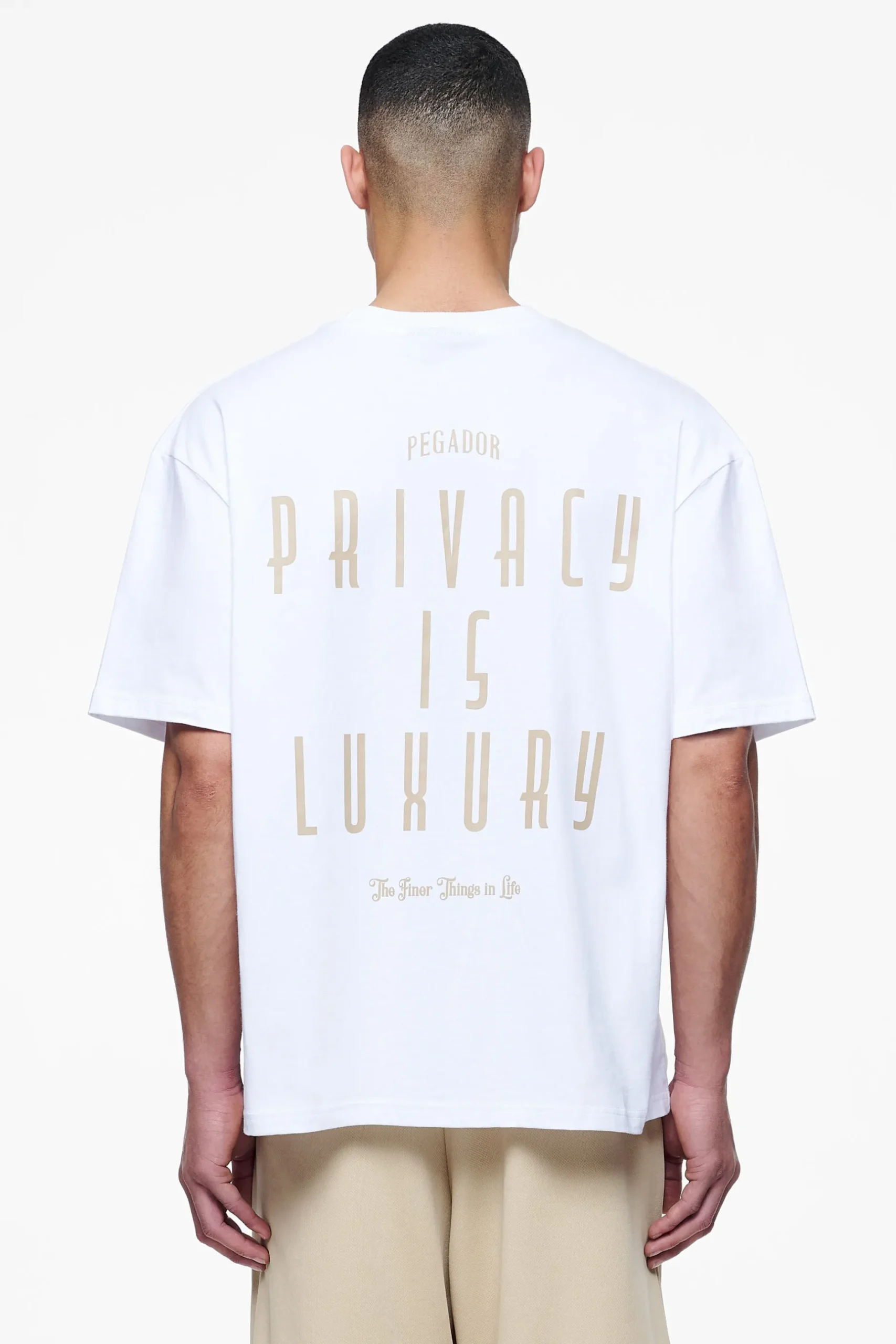 Pegador Tees|Leander Oversized Tee White