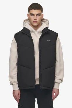 Pegador Vests|Leddy Oversized Puffer Vest Black