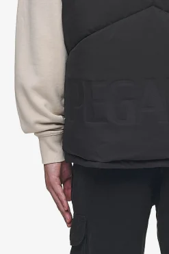 Pegador Vests|Leddy Oversized Puffer Vest Black