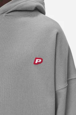 Pegador Hoodies|Leono Boxy Hoodie Washed Cool Grey