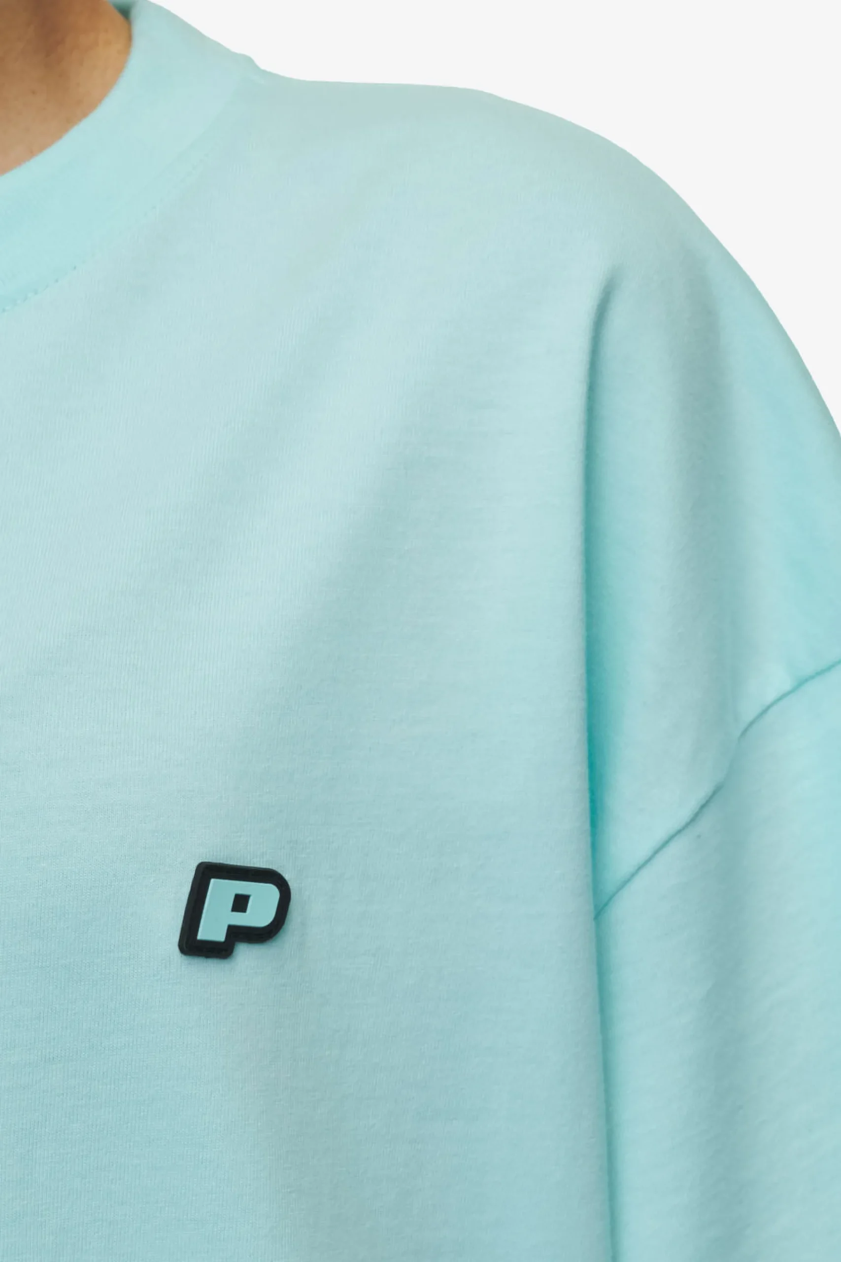 Pegador Tees|Leono Boxy Tee Sky Blue Gum Washed sky blue