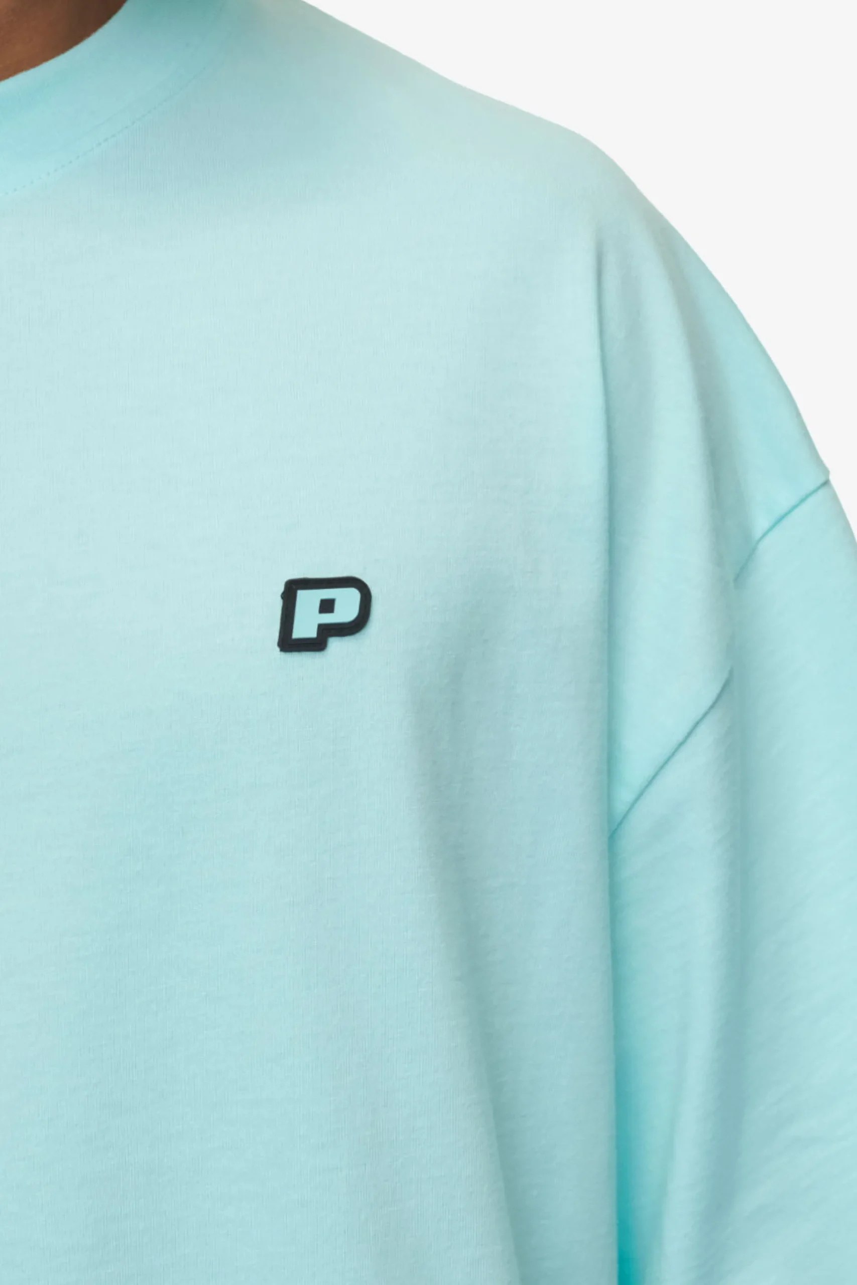 Pegador Tees|Leono Boxy Tee Sky Blue Gum Washed sky blue
