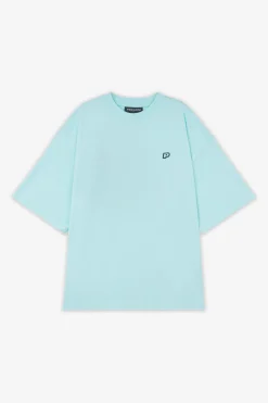 Pegador Tees|Leono Boxy Tee Sky Blue Gum Washed sky blue