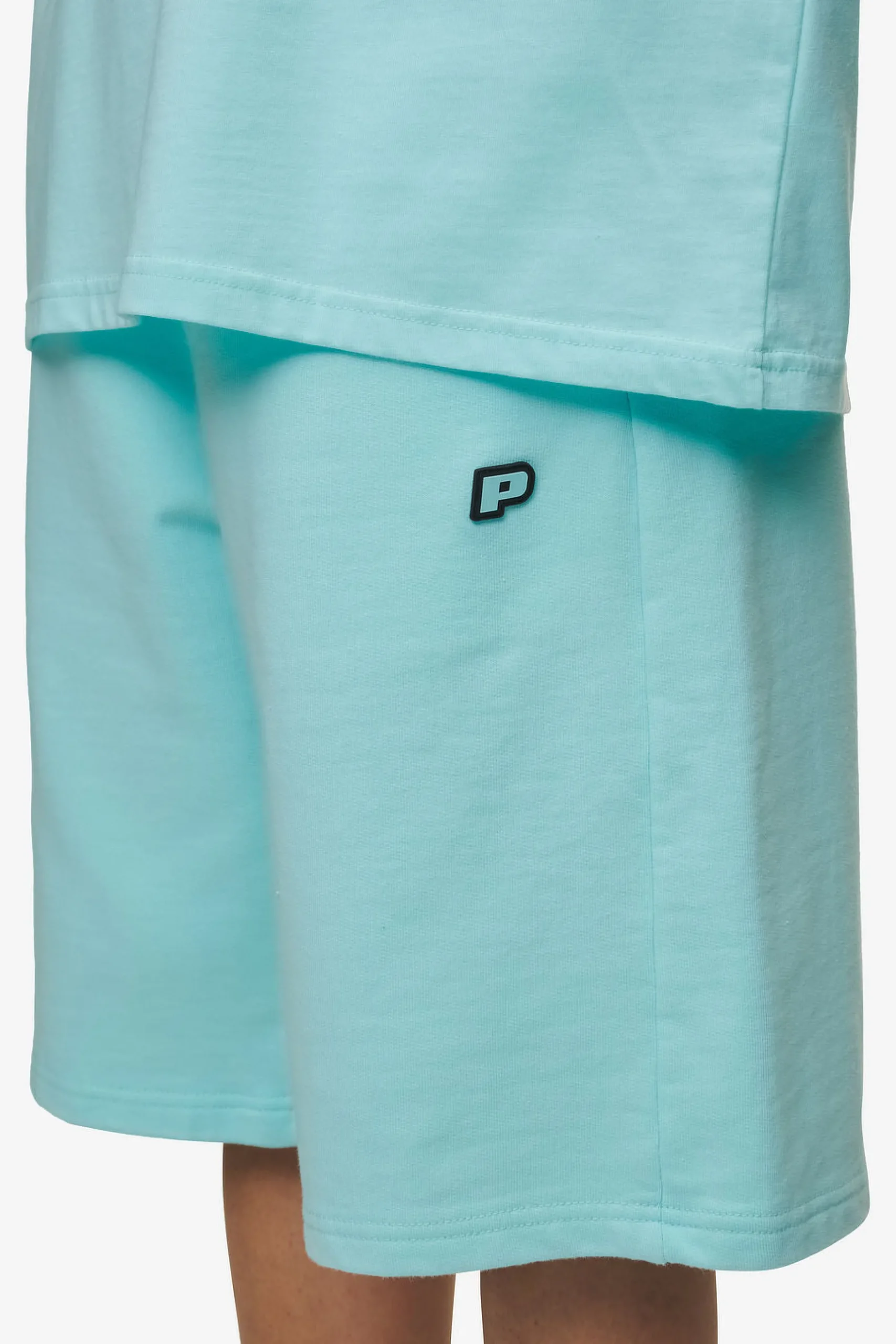 Pegador Shorts|Leono Overknee Heavy Sweat Shorts Gum Washed sky blue