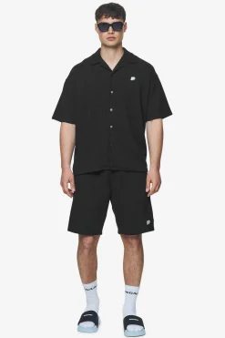 Pegador Shirts|Libco Structured Knit Shirt Black