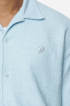 Pegador Shirts|Libco Structured Knit Shirt Baby blue