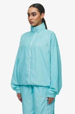 Pegador Track Jackets|Lincoln Boxy Track Jacket Sky Blue