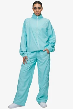 Pegador Track Jackets|Lincoln Boxy Track Jacket Sky Blue
