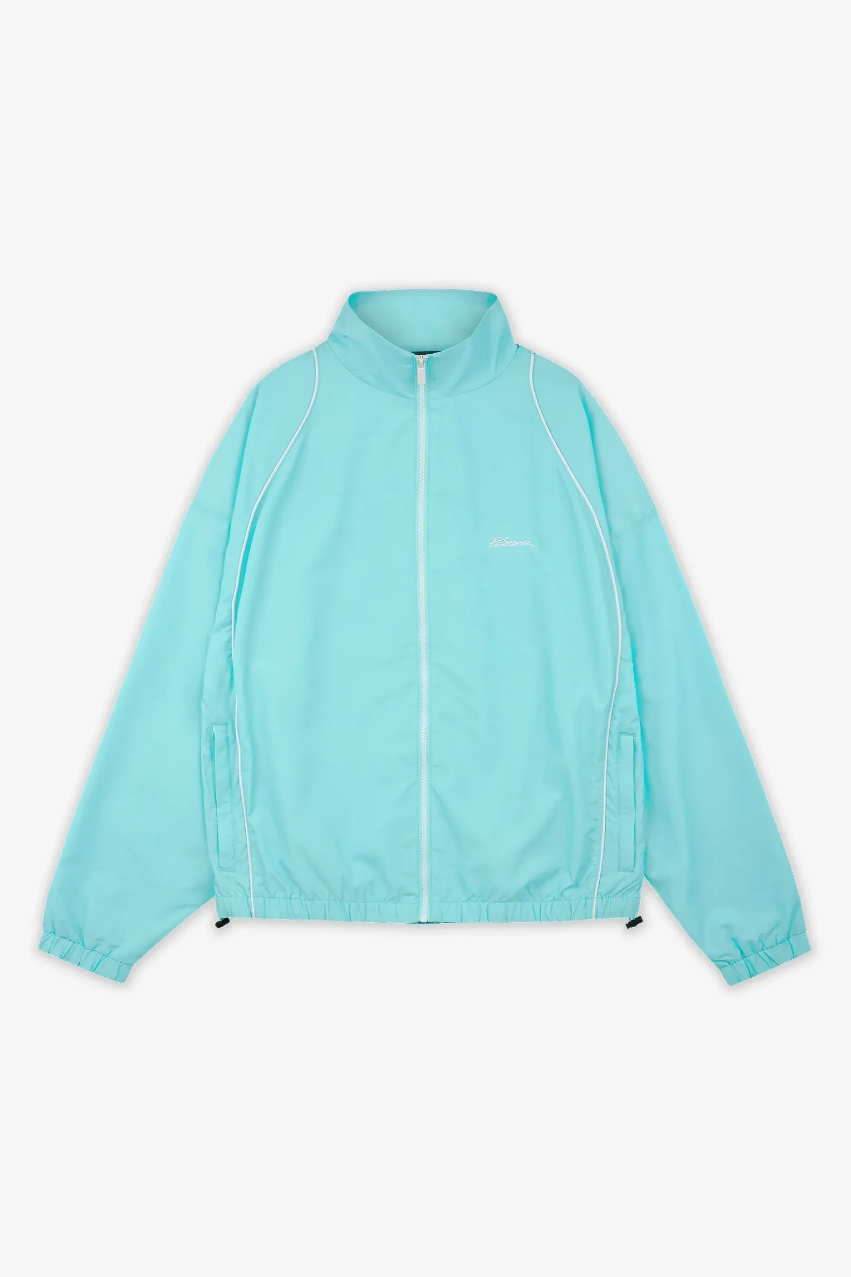 Pegador Track Jackets|Lincoln Boxy Track Jacket Sky Blue