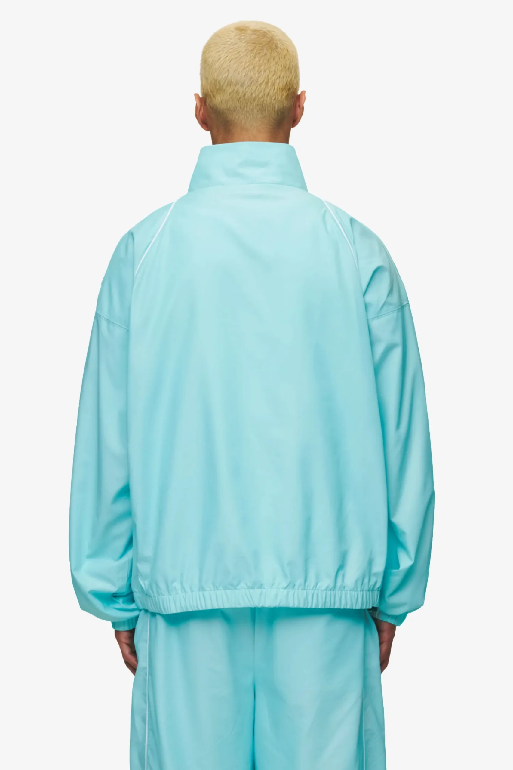 Pegador Track Jackets|Lincoln Boxy Track Jacket Sky Blue