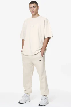 Pegador Tees|Logo Boxy Tee Gum Washed dust cream