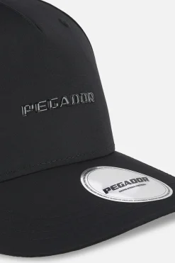 Pegador Caps & Hats|Logo Crushed Nylon Cap Black