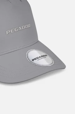 Pegador Caps & Hats|Logo Crushed Nylon Cap Cool Grey