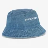 Pegador Caps & Hats|Logo Denim Bucket Hat Baby Blue