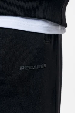 Pegador Pants & Joggers|Logo Heavy Sweat Jogger Gum Black