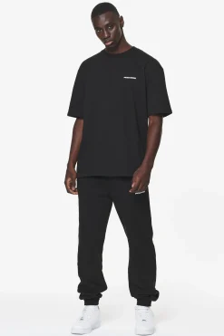 Pegador Pants & Joggers|Logo Heavy Sweat Jogger Gum Black