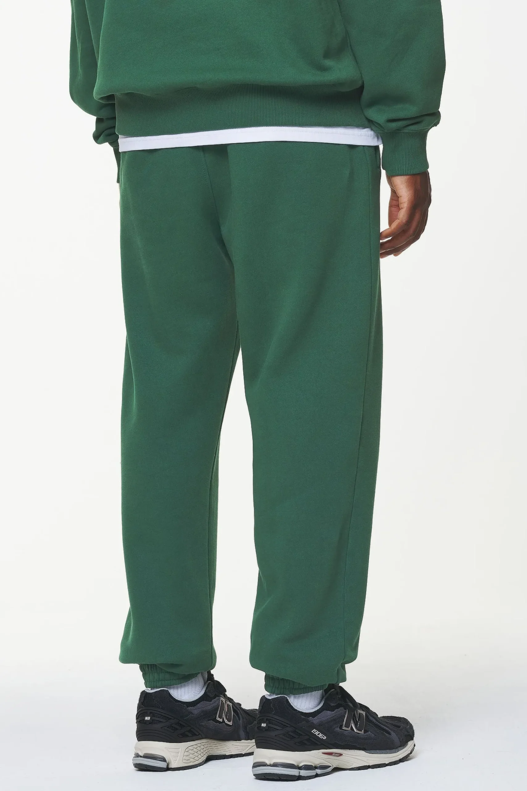 Pegador Pants & Joggers|Logo Heavy Sweat Jogger Vintage washed british green