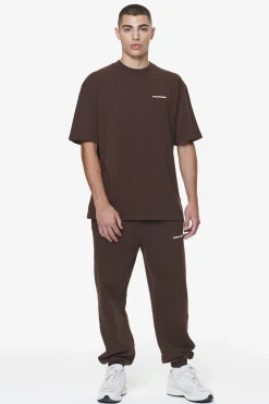 Pegador Pants & Joggers|Logo Heavy Sweat Jogger Gum Washed oak brown