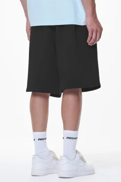 Pegador Shorts|Logo Heavy Sweat Shorts Black Gum