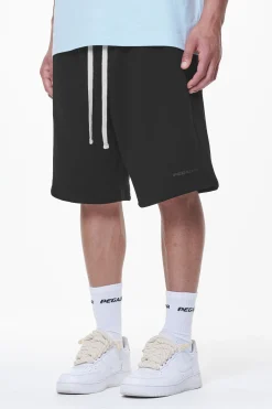 Pegador Shorts|Logo Heavy Sweat Shorts Black Gum