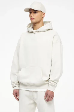 Pegador Hoodies|Logo Oversized Hoodie Gum Vintage washed angels cream