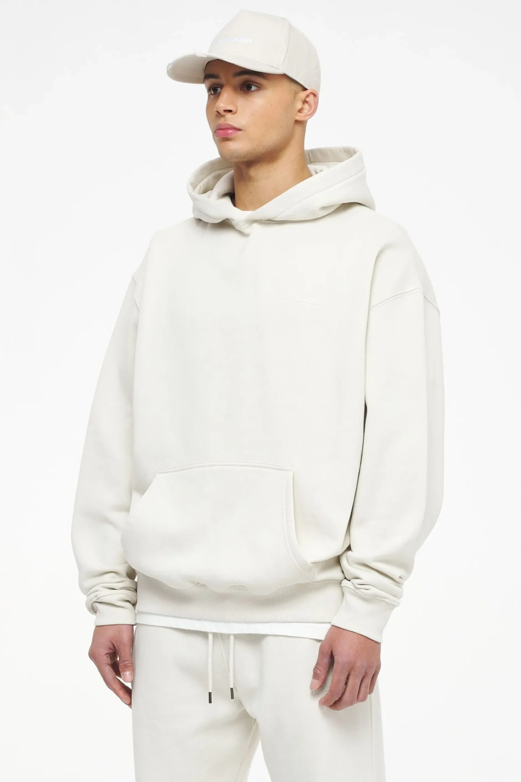 Pegador Hoodies|Logo Oversized Hoodie Gum Vintage washed angels cream