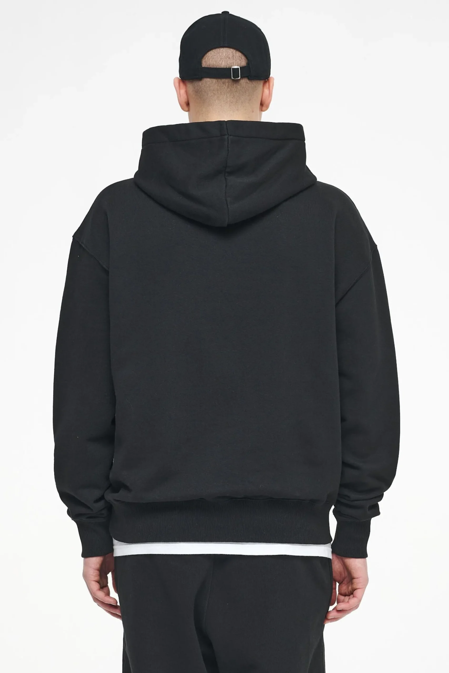Pegador Hoodies|Logo Oversized Hoodie Gum Vintage washed black ink