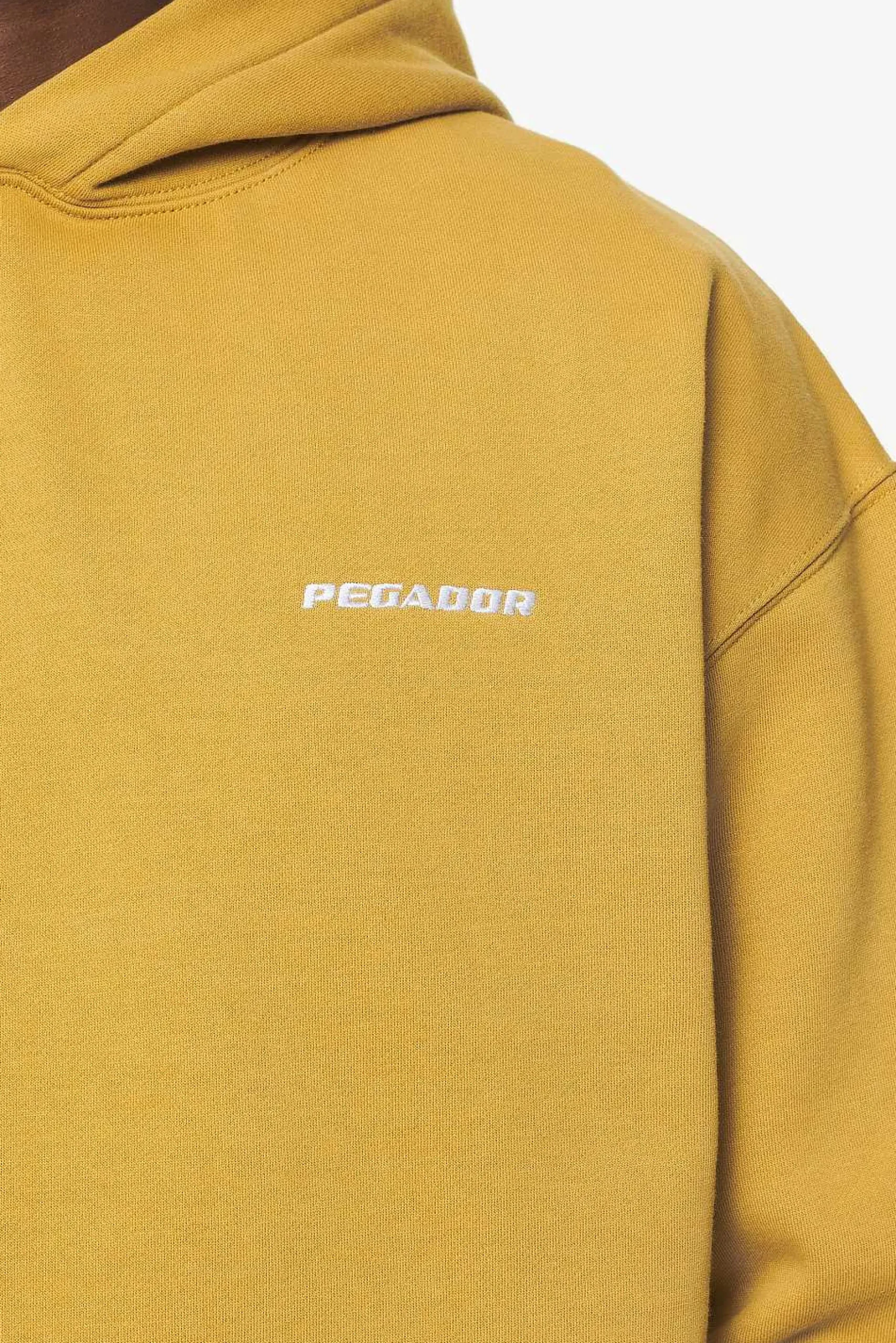 Pegador Hoodies|Logo Oversized Hoodie Vintage washed mustard