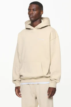 Pegador Hoodies|Logo Oversized Hoodie Vintage washed kingdom beige