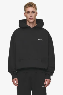 Pegador Hoodies|Logo Oversized Hoodie Washed Black