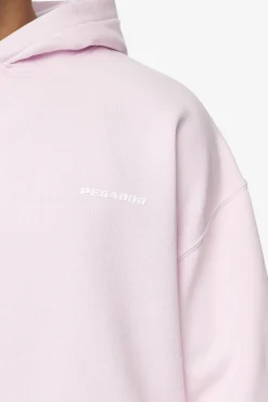 Pegador Hoodies|Logo Oversized Hoodie White Gum Washed bubblegum
