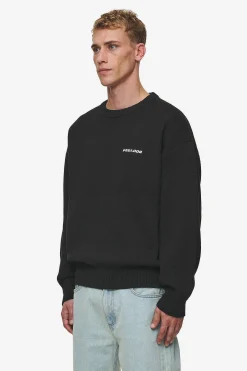 Pegador Sweaters|Knitwear|Logo Oversized Knit Sweater Black